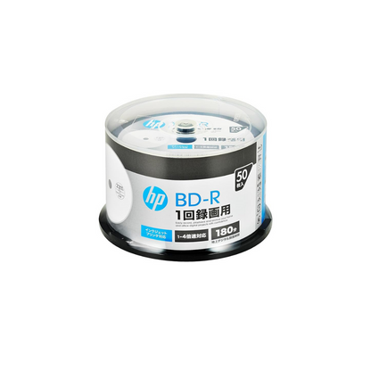 Verbatim VBR130YP50SH1 Single Recording Blu-ray Disc BD-R 25GB 50 Pack Inkjet Printer Compatible, White, Single Side, 1-4x Speed