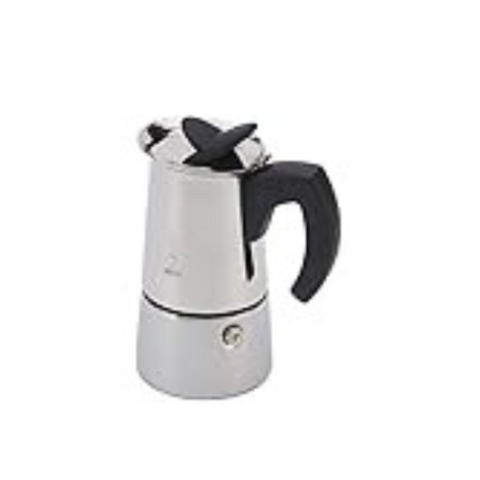Bialetti Musa - Stove Top Restyling Espresso Coffee Maker - Stainless Steel - 4 Cups