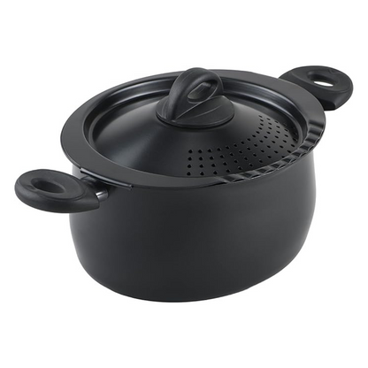 Bialetti Pasta Pot Medium Black BPPPFMN