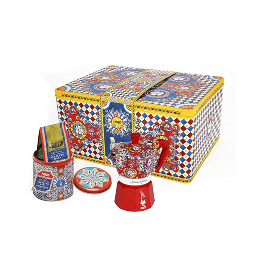 Bialetti Dolce & Gabbana Mocha Express & Pelfetto Mocha Registable Set, Direct Fire Type