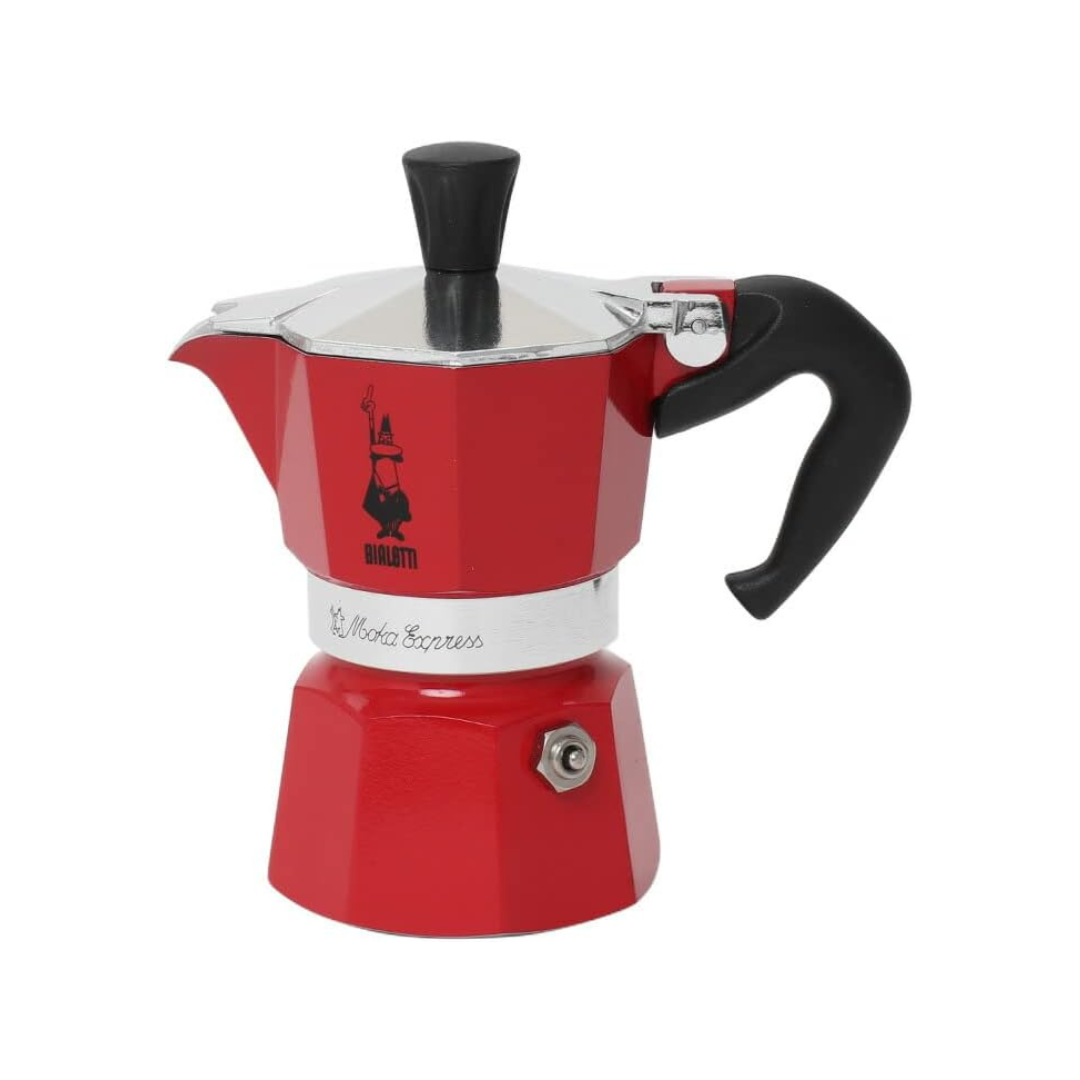 Bialetti 4941 Mocha Express 1 Cup Red
