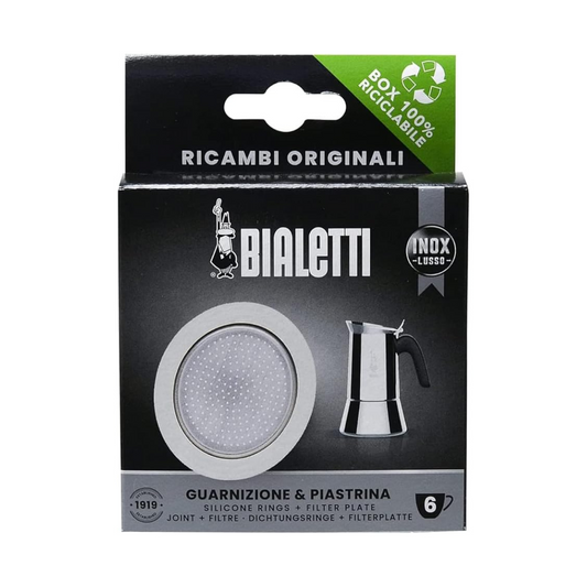Bialetti Espresso Maker Replacement Parts for Venus 6 Cup Sealing & Filter  0800412
