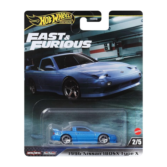 Hot Wheels Fast and Furious - 1996 Nissan 180SX Type X Vehicle Toy Mini Car