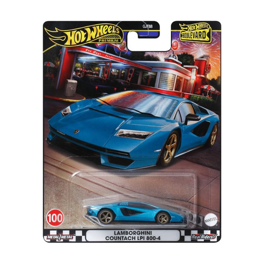Hot Wheels HRT70 Boulevard Lamborghini Countach LPI 800-4 Ride on Toy Mini Car