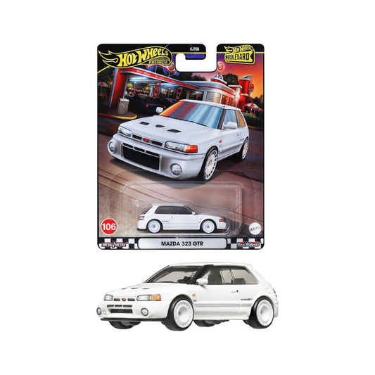 Hot Wheels HRT59 Boulevard Mazda 323 GTR Ride on Toy Mini Car