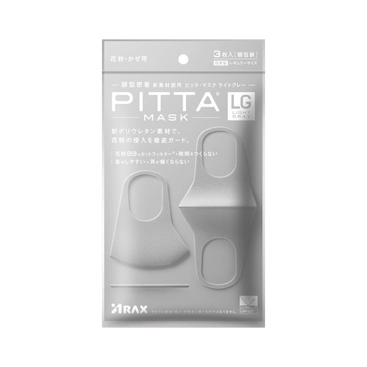 Pitta mask Light Gray  3 Pieces