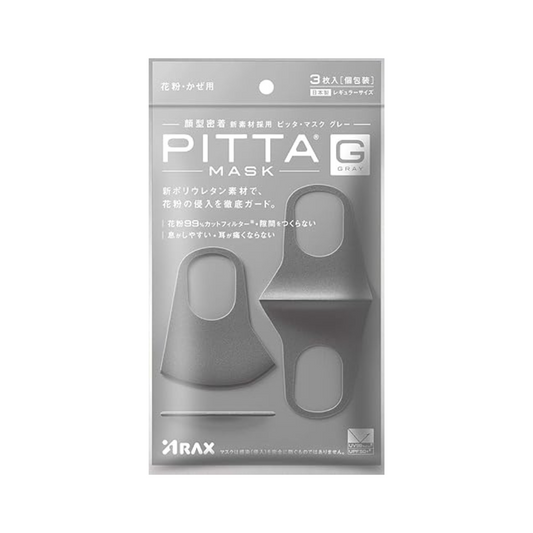 Pitta Mask 3 sheets GRAY ON