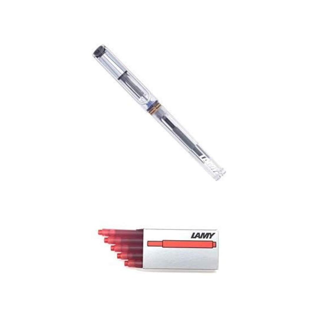 LAMY Fountain Pen, Nib EF (Extra Fine Point)  LT10RD