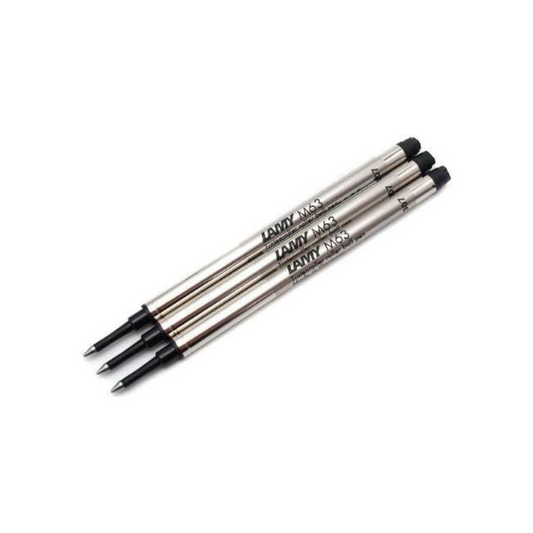 LAMY Rollerball Refill (For Safari Ulster Studio Ramie 2000) Black LM63BK (Set of 3)