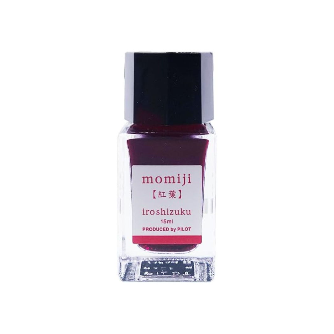 Pilot Ink 15MO Iroshizuku Iroshizuku Fountain Pen Water Based Ink Mini Bottle, 0.5 fl oz (15 ml) [Autumn Leaves]