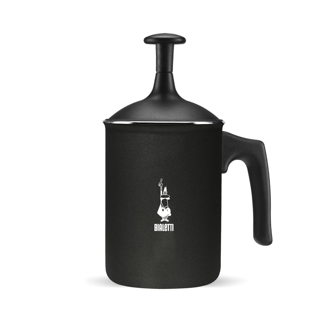 Bialetti Tutto Crema – Milk Frother Double Froth Screen – Black – Various Sizes ,Black