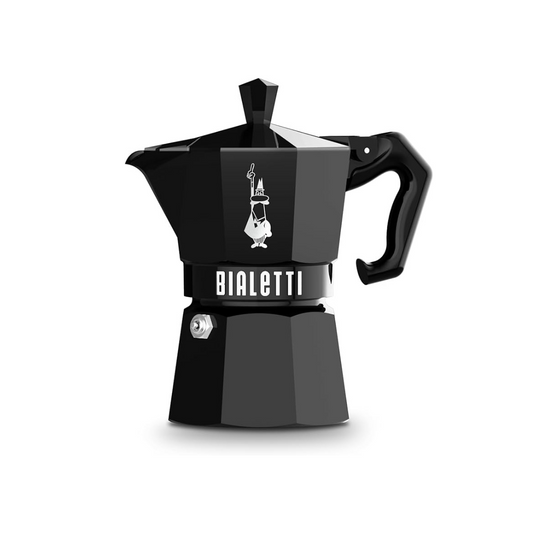 Bialetti Mocha Black 3 Cup Open Fire (Coffee Maker, Espresso Maker, Makinetta)