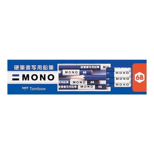 TOMBOW Pencil Mono Hard Pen For Writing 6B 1  KM-KKS6B