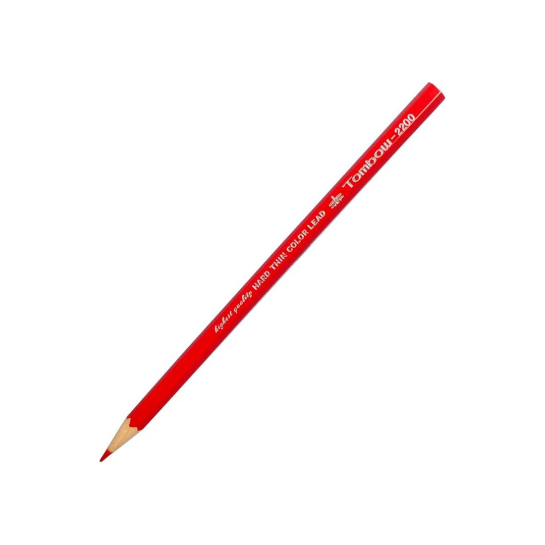 TOMBOW Colored Pencils, Hard, Red, 1 Dozen, 2200-25