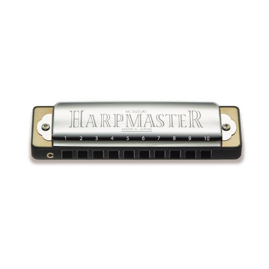 Suzuki MR-200 Harpmaster Standard 10-Hole A Key Diatonic Harmonica