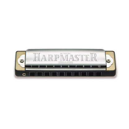 Suzuki MR-200 Harpmaster Standard 10-Hole G Key Diatonic Harmonica