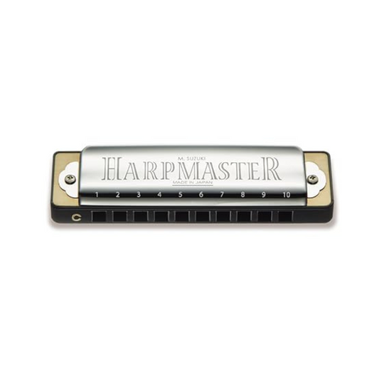 Suzuki MR-200-EB Harpmaster Standard 10-Hole Diatonic Harmonica, Key of Eb