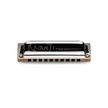 Suzuki M-20C-F Manji 10-Hole Diatonic Harmonica, Country Tuning, Key of F