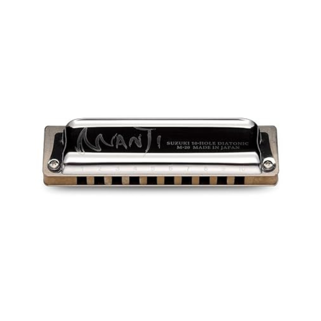 Suzuki M-20NM-A Manji Natural Minor Harmonica, Key of A