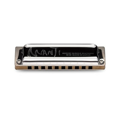 Suzuki M-20C-G Manji 10-Hole Diatonic Harmonica, Country Tuning, Key of G