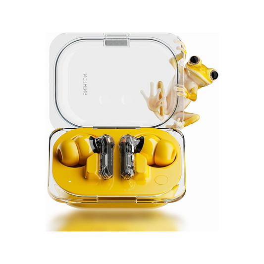 Nothing Wireless Earphones NOTHING Ear (a) Noise Cancelling/ChatGPT Compatible/Bluetooth/Up to 40.5 Hours of Use/Lightweight/Outsound Capture/High Resolution Support (Yellow)