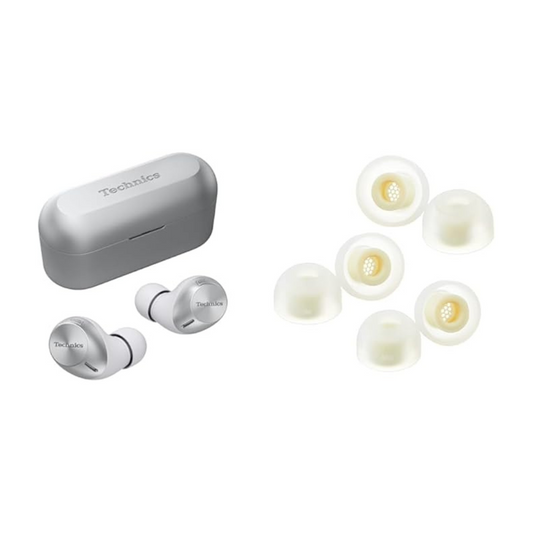 Panasonic Technics EAH-AZ40M2-K Wireless Earphones Black + AZLA SednaEarfit MAX (1 Pair of Eartips MS/M/ML Size Each)