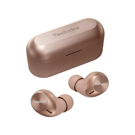 Technics EAH-AZ40M2-N Wireless Earphones, Bluetooth, Noise Cancelling, 3-Device Multi-Point, IPX4, LDAC Compatible, High Resolution Sound Quality Playback, App Compatible, Rose Gold