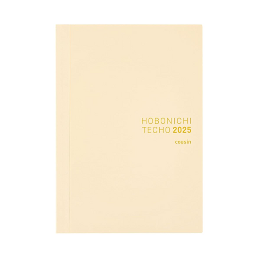 Hobonichi 2025 Cousin (A5) Size, English Version [A5/1 Page Per Day]