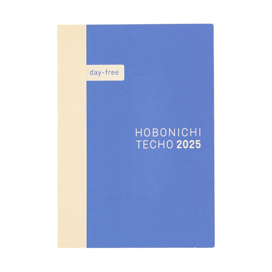 Hobonichi 2025 Day Free [A6/Monthly + Notebook/January/Begins on Monday]