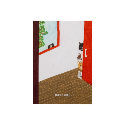Hobonichi Keiko Shibata/Almost Day Square Notebook (A5) Who Came Notebook Accessory