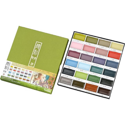 Kuretake MC20/24V/NW Art Nouveau Paints, 24 Colors
