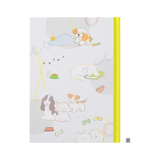 Midori 12885006 Diary, Dog Pattern