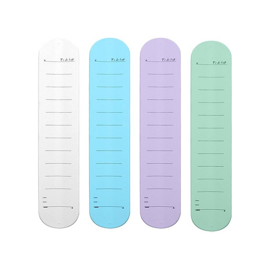 Wemo Wearable Memo (4 Colors, 4 Pieces) Wrap Around Your Arm, Writing Notes with Ruler, Band Type, Wrist Wrap,