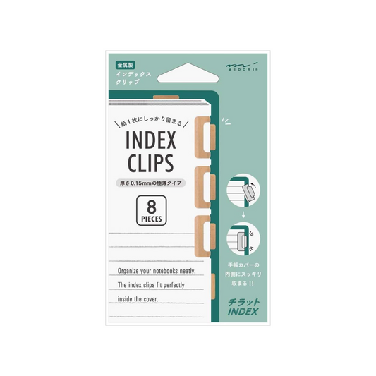 Midori Clip Index Chilat Orange 43230006