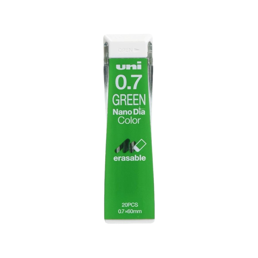 Uni Color Mechanical Pencil 0.7mm Lead, Nanodia, Green, 0.7mm Lead