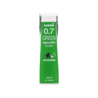 Uni Color Mechanical Pencil 0.7mm Lead, Nanodia, Green, 0.7mm Lead