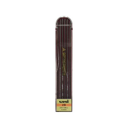 Uni Holder 2.0 MM Refill,  Pencil Lead 2B (ULN2B)