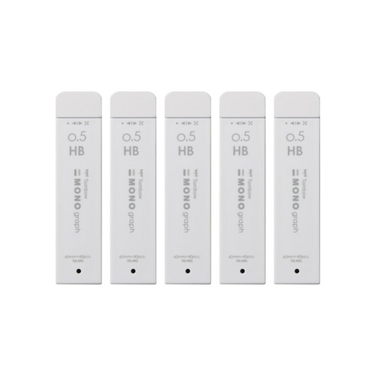TOMBOW  R5-MGHB72-5P Sharp Lead  Monograph MG 0.5mm HB Gray