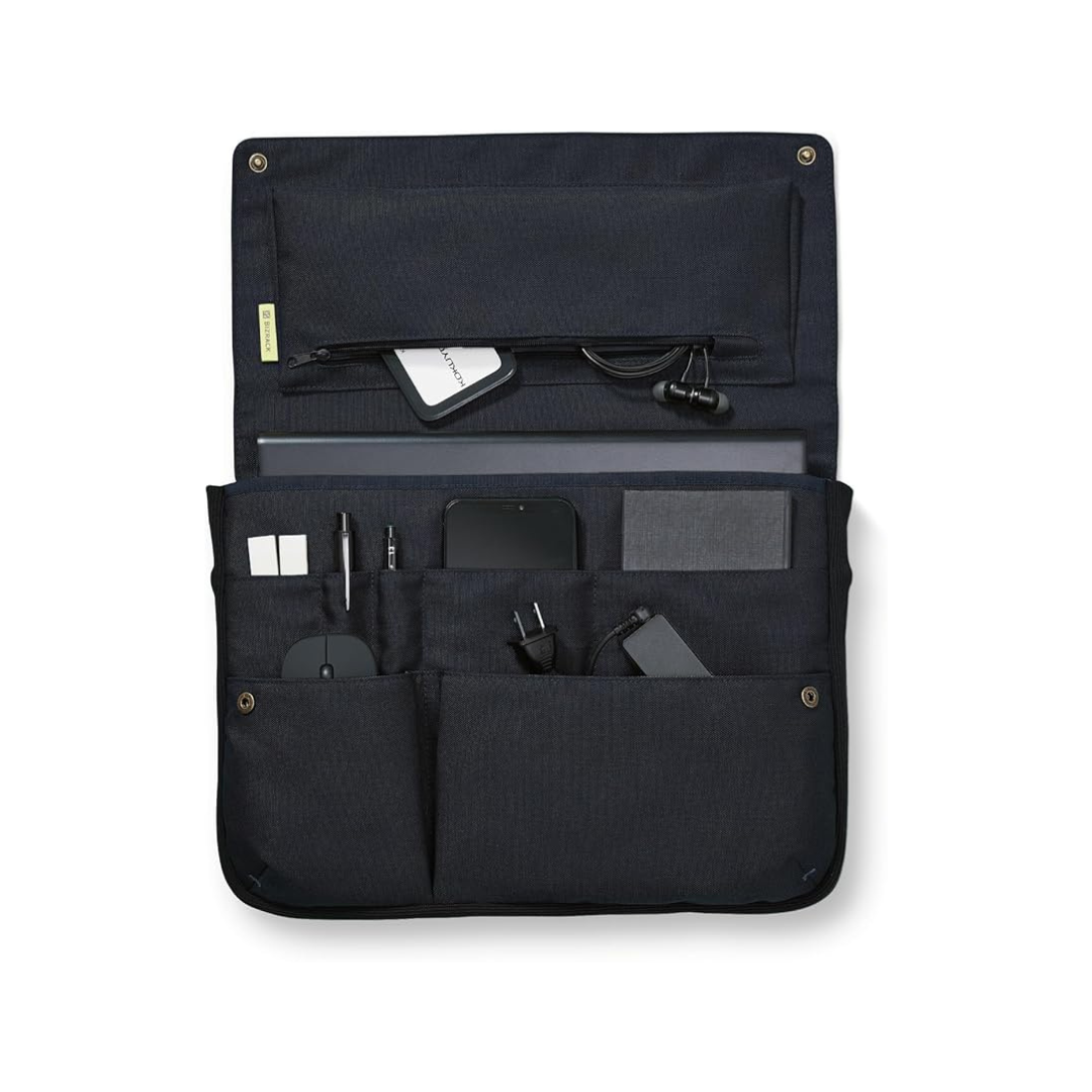 KOKUYO AMKaha-BRB130D BIZRACK Laptop Bag, Bag-in-Bag, 13.3 inches, 14.0 inches, Clutch Bag, A4 Landscape Type, Business, Black