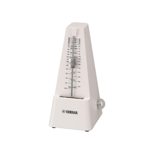 Yamaha MP-90IV Metronome Ivory Classic Triangular Pyramid Style Matte Finish for Fingerprint Resistance, Spring Drive