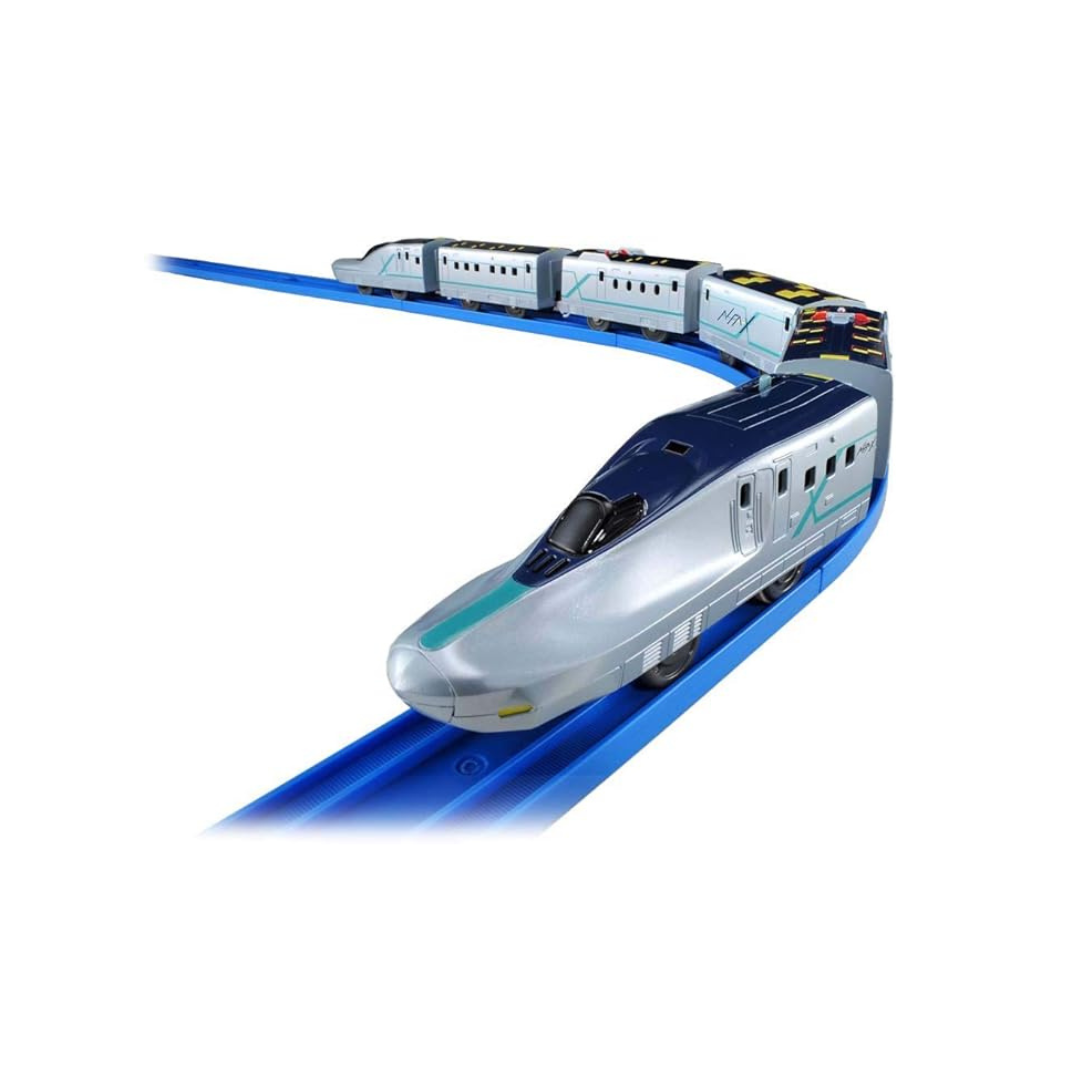 Takara Tomy "Plarail Full Tsukinagou Shinkansen Test Vehicle ALFA-X (Alpha-X)" Train Toy For Ages 3 and Up [ALFA-X6 Car Organization (1), Parts Order Form (1)], Toy Safety Standards Passed, ST Mark