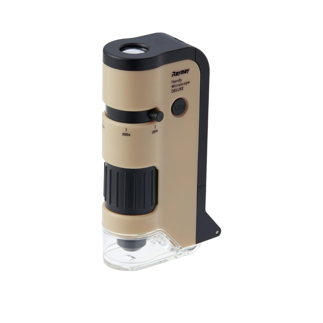 Raymay Microscope Raymay Fujii RXT1144J Microscope Handy Microscope DX Beige – Unbox Japan