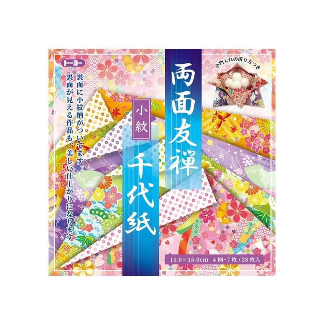 Toyo 010126 Double-Sided Yuzen Chiyogami Small Pattern