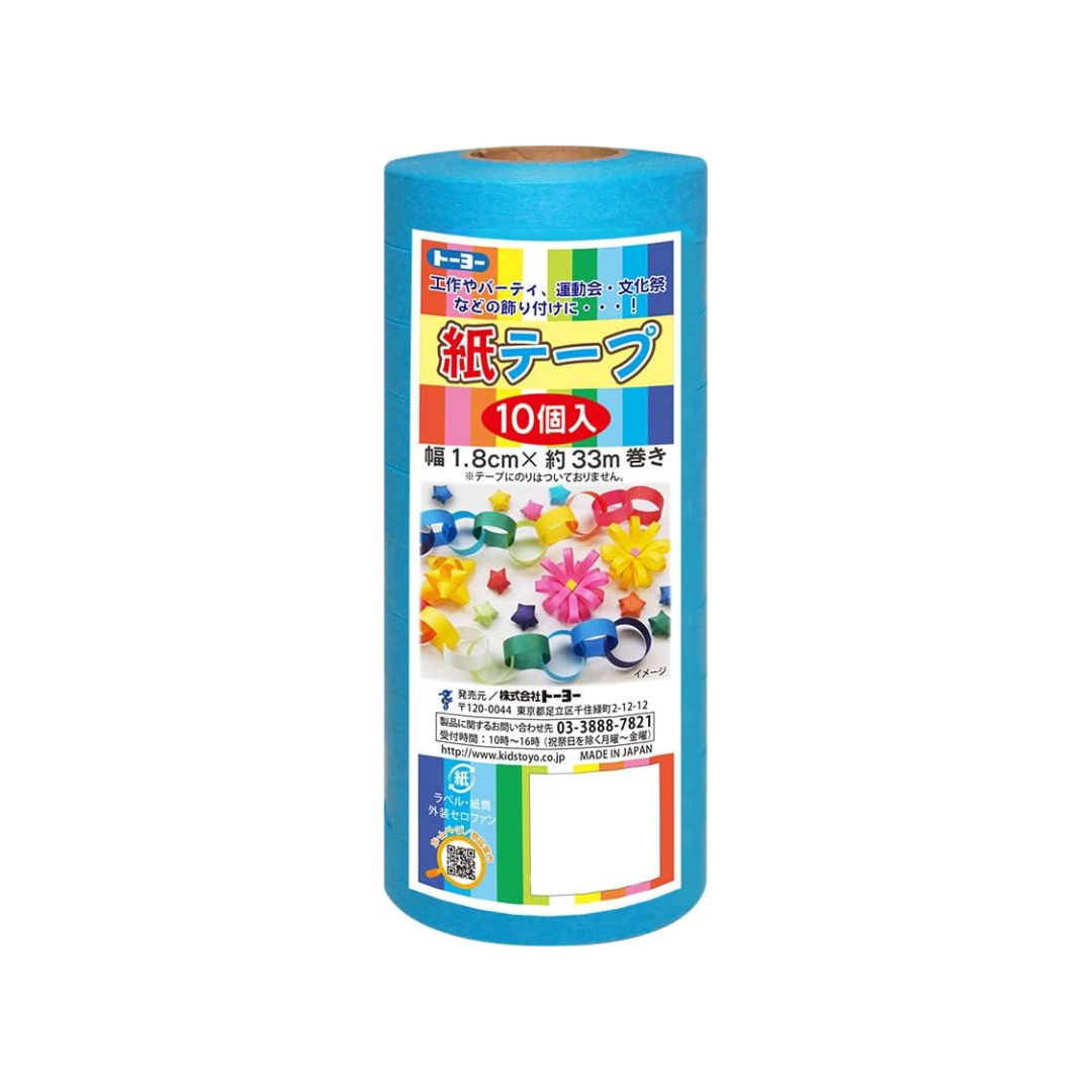 Toyo 113028 Paper Tape, 10 Rolls, Water