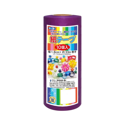 Toyo 113031 Paper Tape, 10 Rolls, White