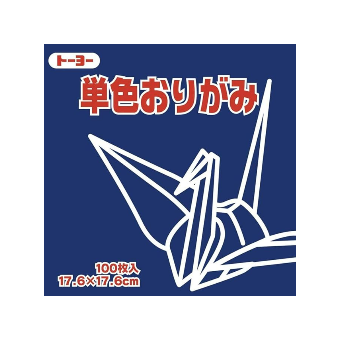 Toyo 065140 Origami Single-Sided Origami Single Color, 7.9 inches (17.6 cm) Square, Pack of 100