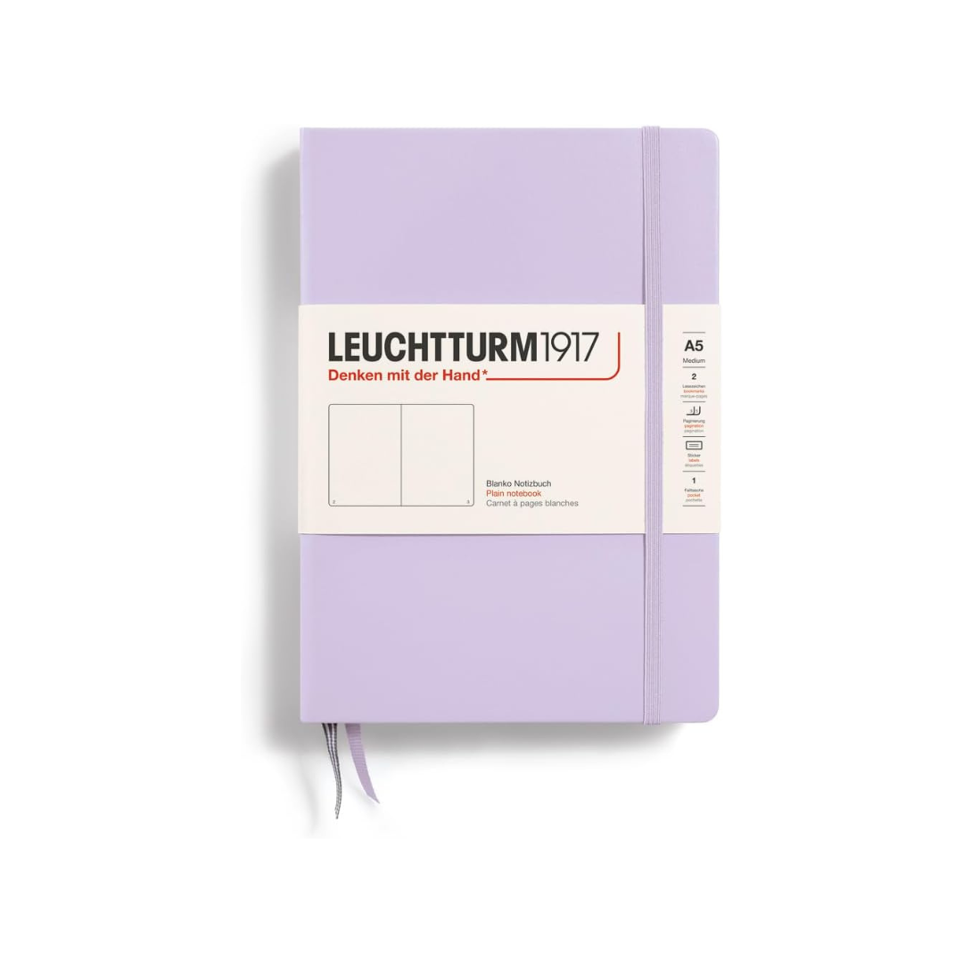 Leuchturm Notebook A5 Horizontal Ruled Lilac 365482