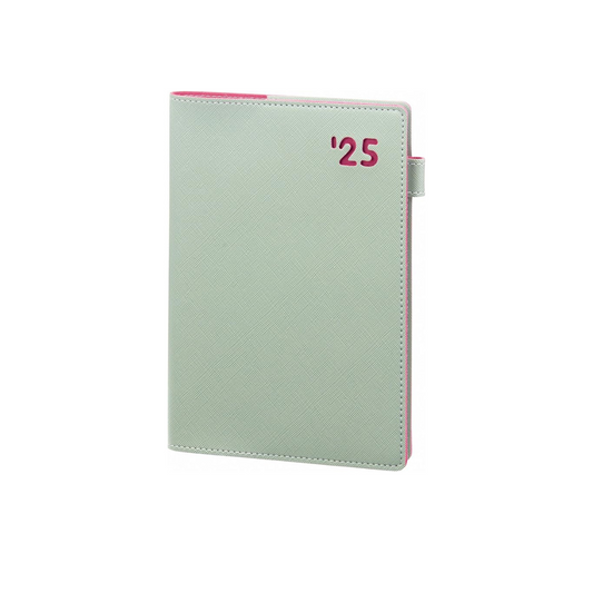 Raymay Fujii RFD2529M 2024 Planner, Color Edge Diary, Weekly B6, Green, Begins December 2025