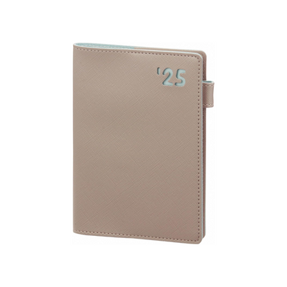 Raymay Fujii RFD2514J 2025 Planner, Color Edge Diary, Weekly A6, Beige, Begins December 2024