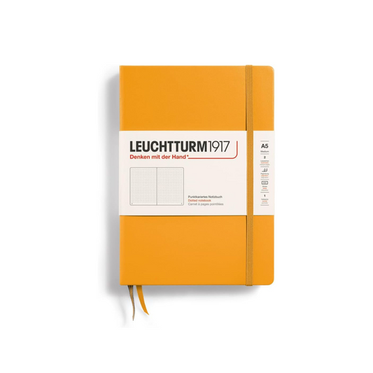 Leuchtturm Notebook A5 Dot Squared, Rising Sun 363387